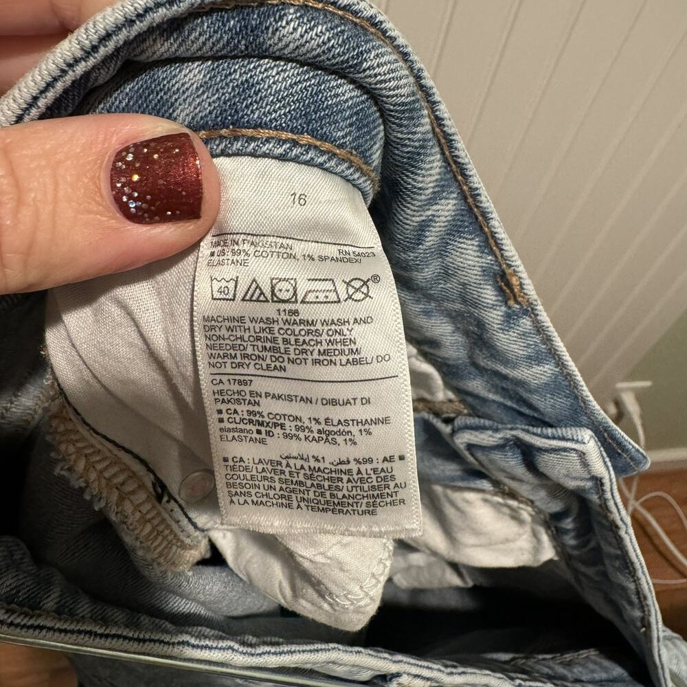 Old Navy OG Straight Jeans Size 16 - Picture 6 of 6